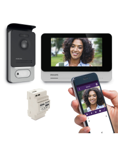 Visiophone filaire connect&eacute; WelcomeEye Connect 2 avec son transformateur 230 V