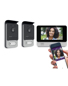 Visiophone WelcomeEye Connect 2 avec 2 platines de rue