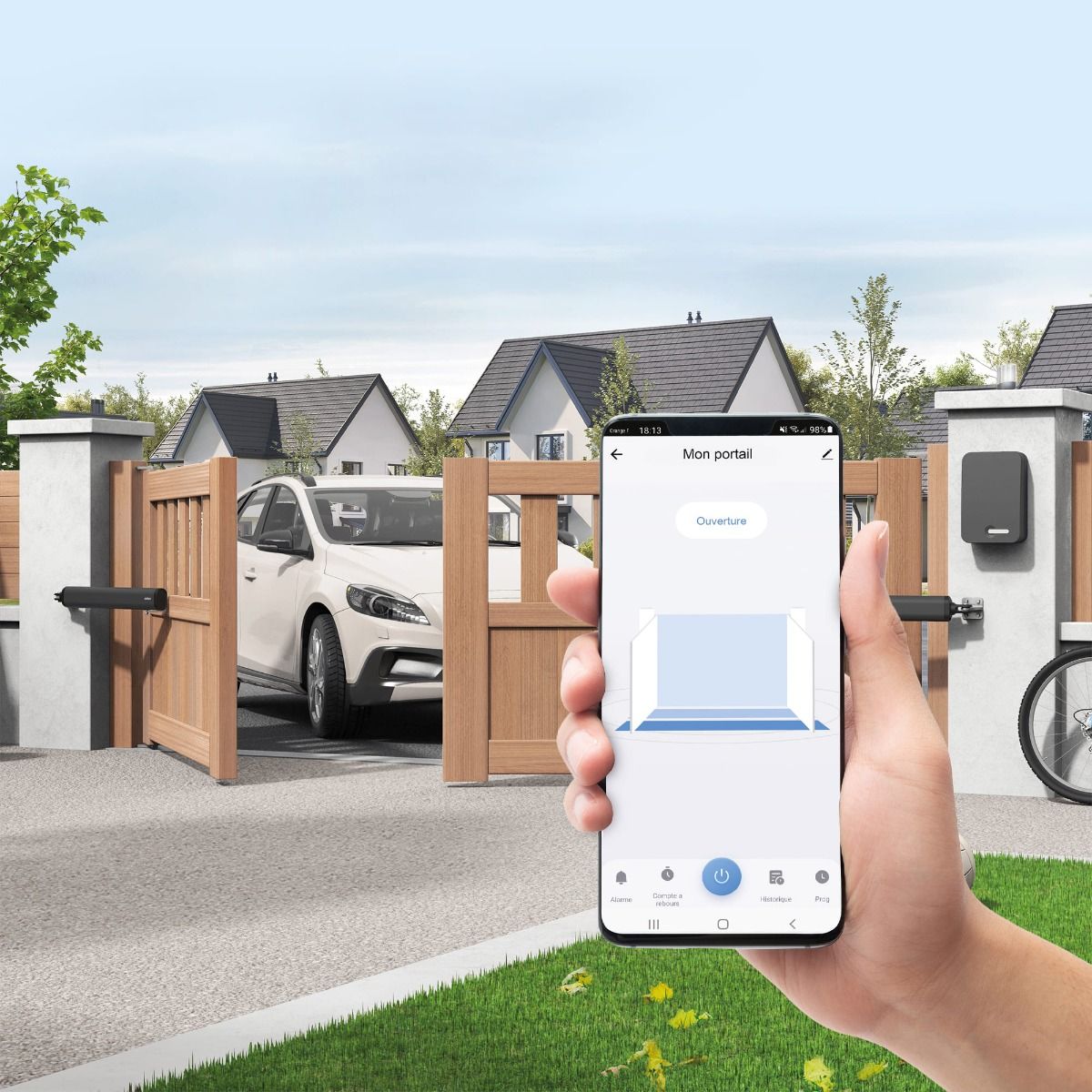 Contrôlez l'accès à votre domicile depuis votre smartphone