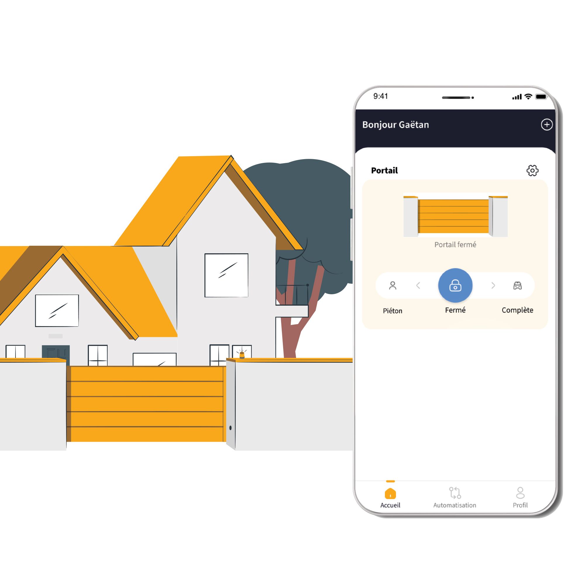 Tout se passe depuis l'application gratuite Extel Umii