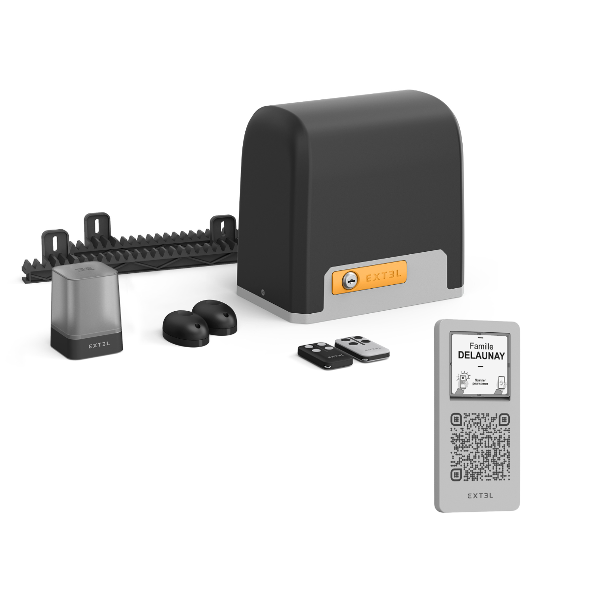 Le contenu de ce pack motorisation XC500 + portier Q-Air