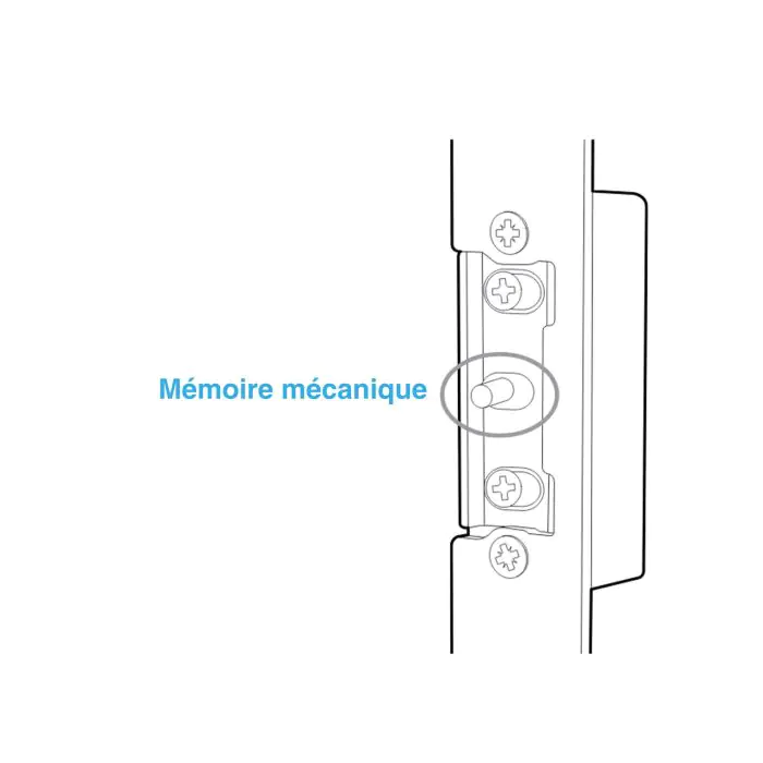 Gâche électrique à Encastrer étroite S5, à émission De Courant, 6-28V