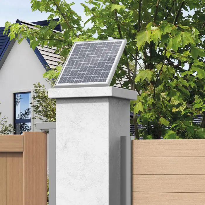 Porte De Ouvre-Portail Set Porte À 5,0 M Et 400 KG Avec Solaire Investissement 4260471825038