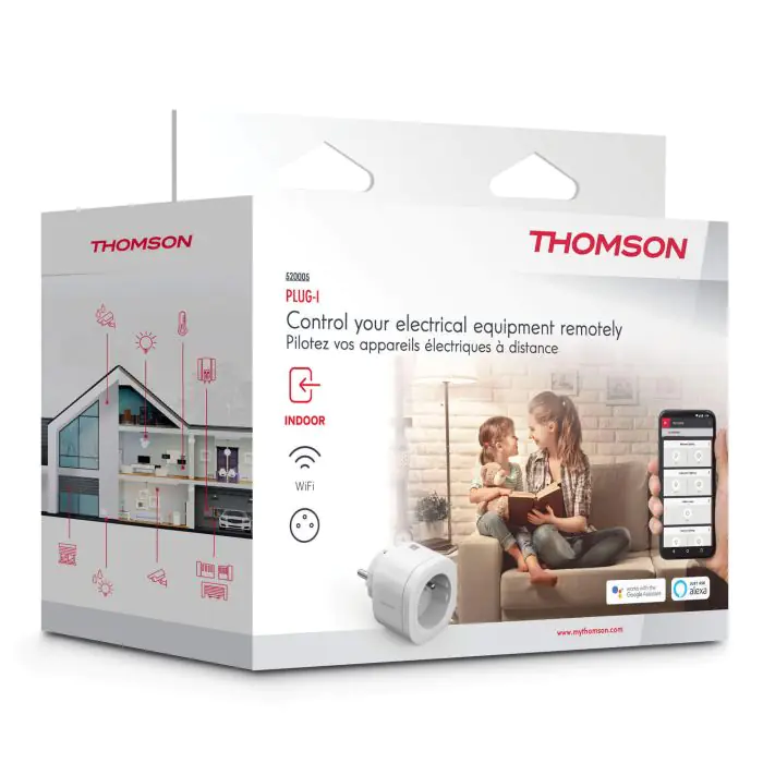 Prise Connectée  Type F , 16A Prise WiFi Compatible Avec Apple HomeKit Alexa Et Google Home Lot De 2 Prise Intelligente Avec Mesure De Consommation Electrique Commande Vocale Et Controle A Distance