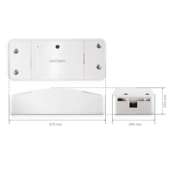 Avidsen Strömma 600 – Motorizzazione Per Porta Da Garage 75 Kg Con Guida A Catena E 2 Telecomandi