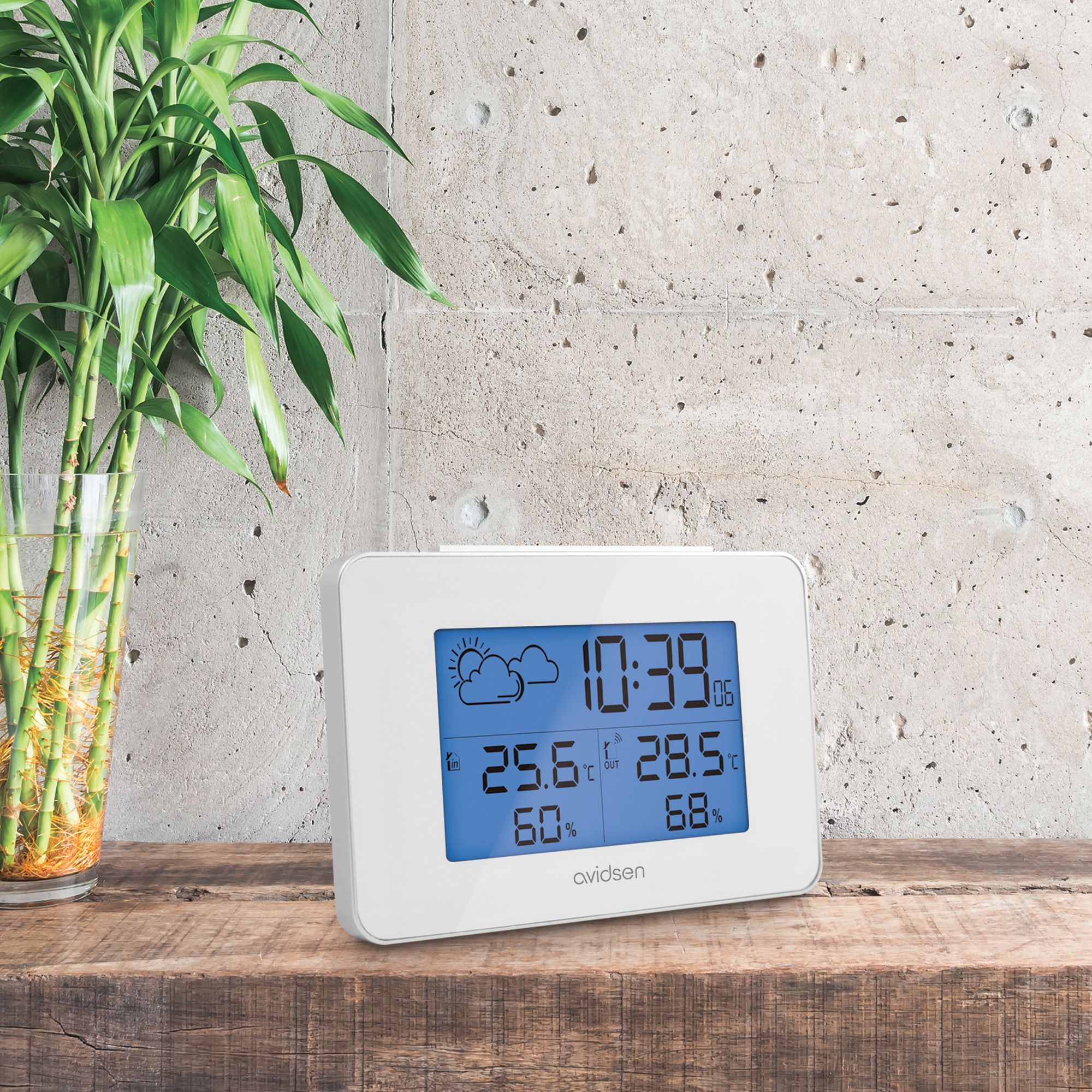 Les informations relevées par la station météo