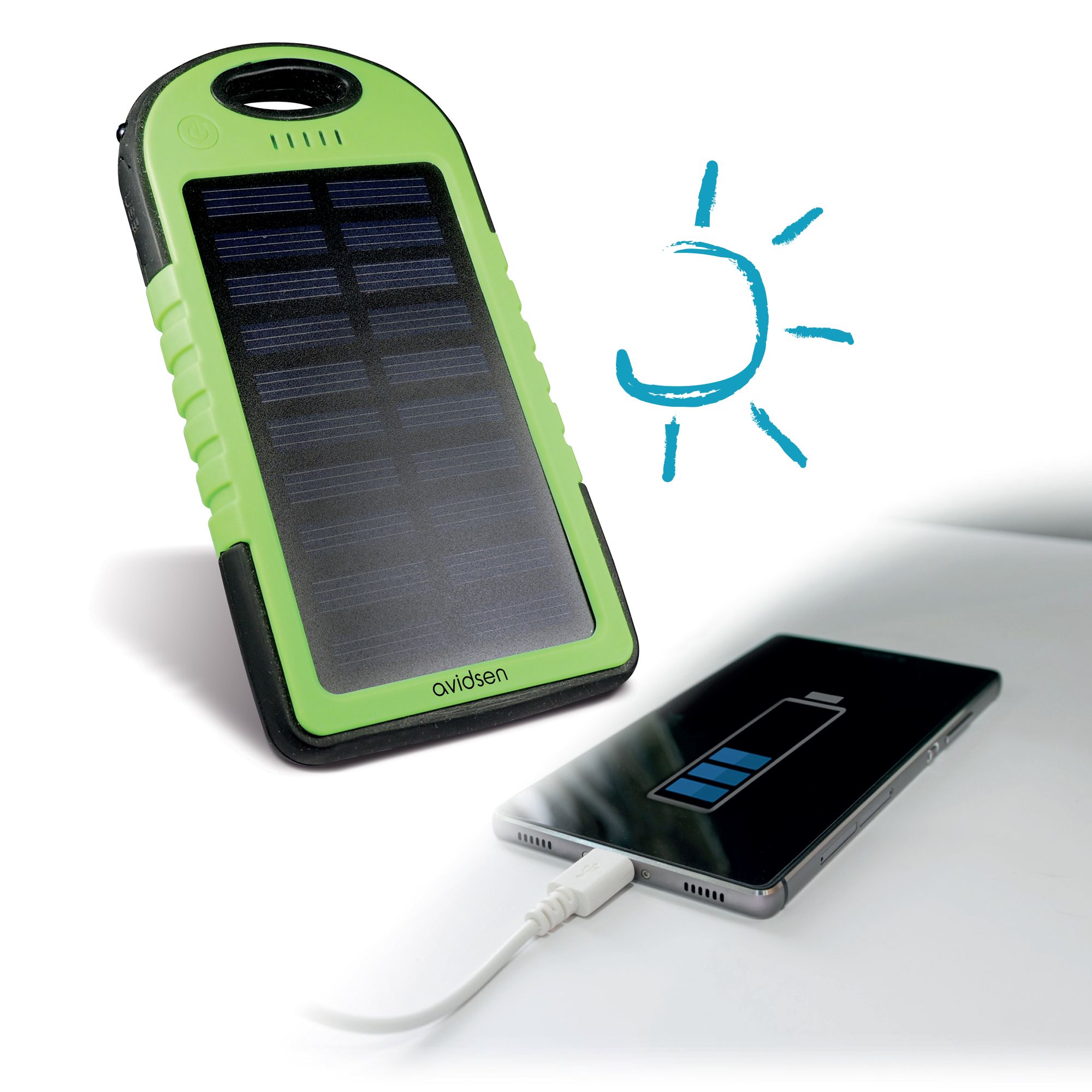 Une batterie qui se recharge à l'énergie solaire