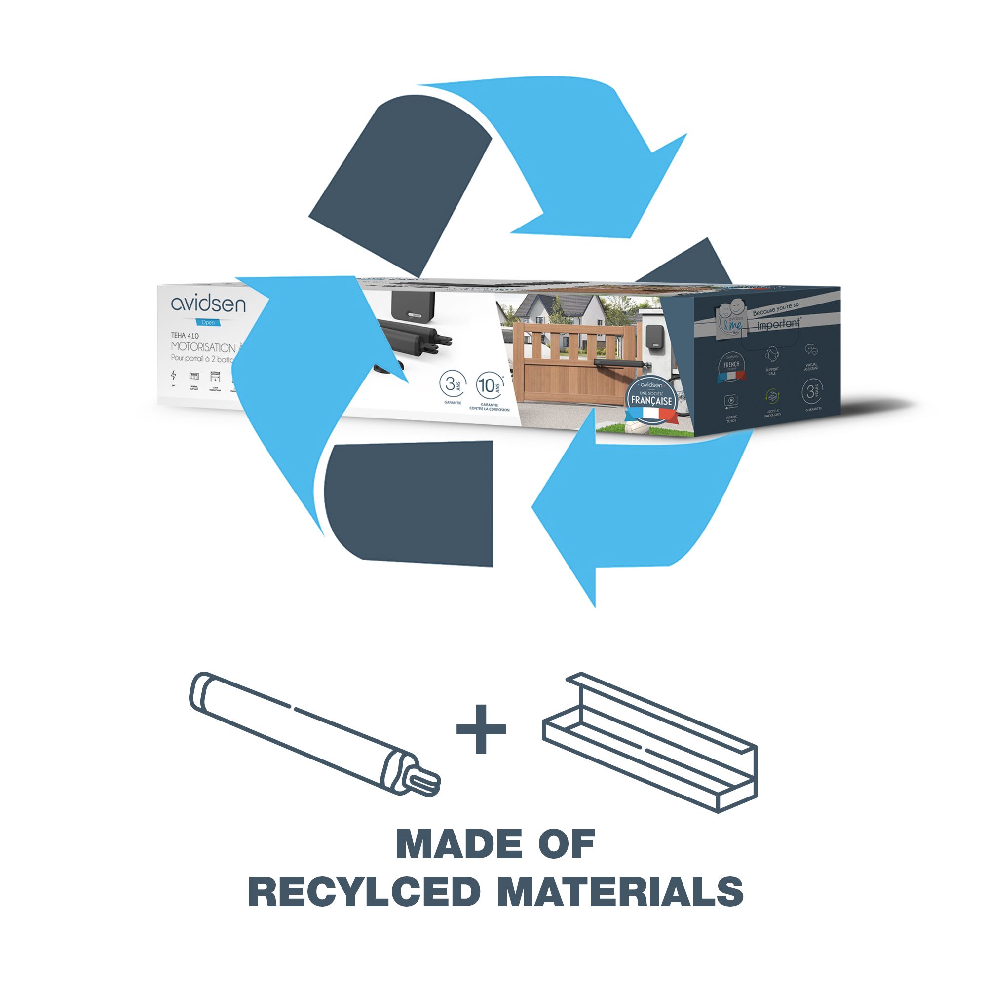 Un moteur en aluminium recyclé