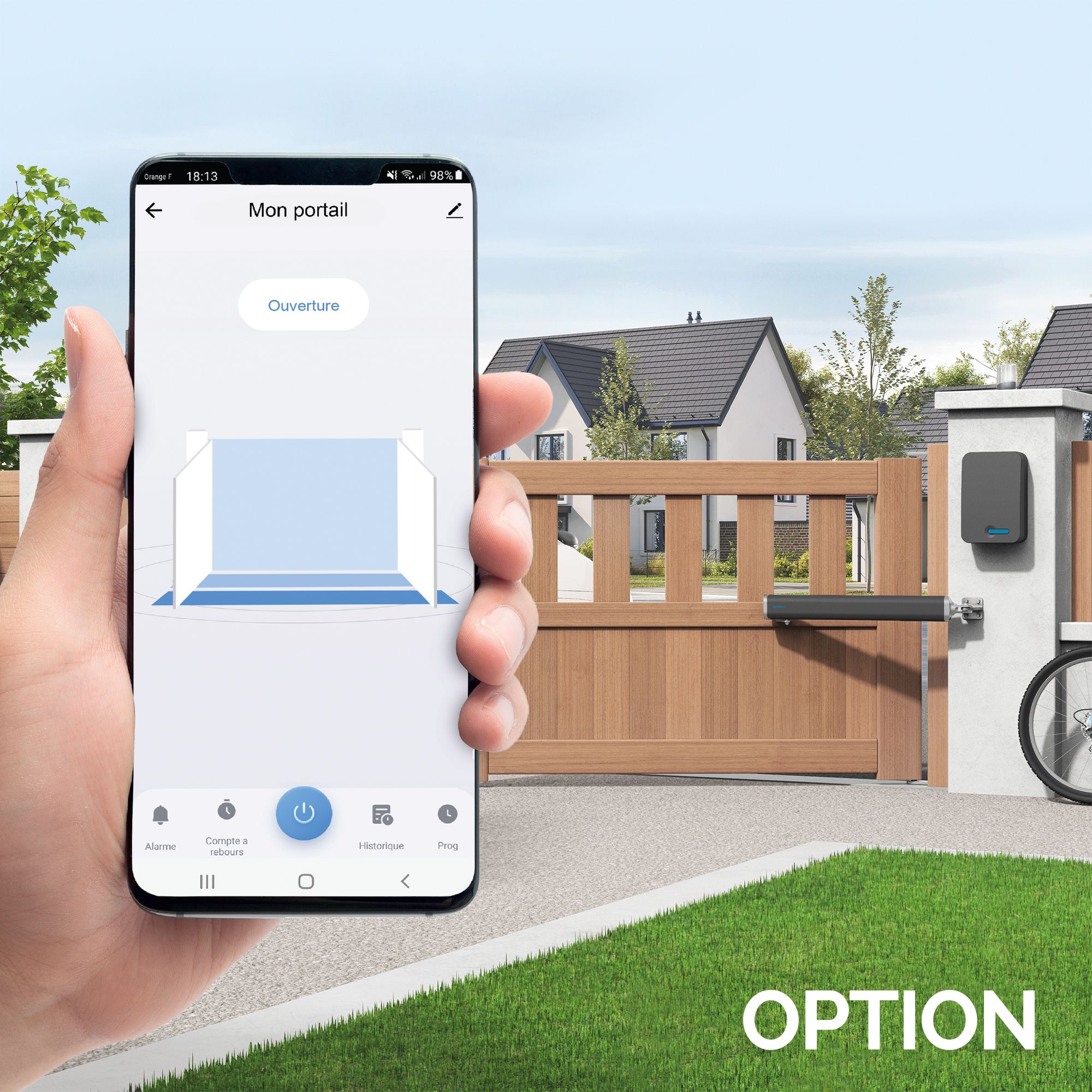 Une motorisation connectable