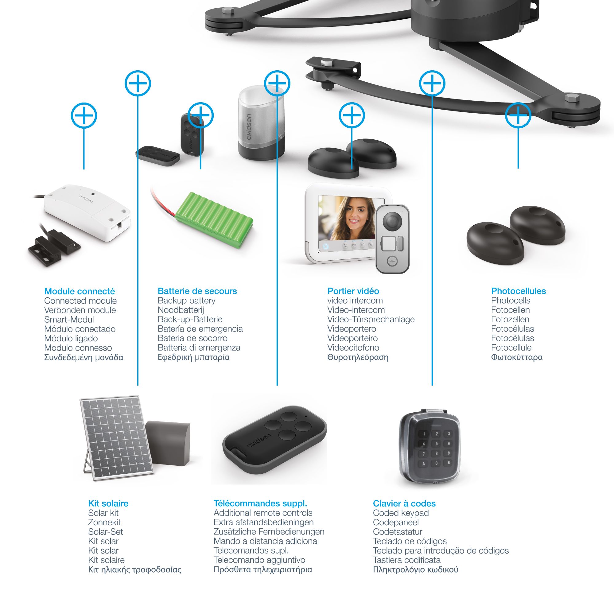 De nombreux accessoires compatibles
