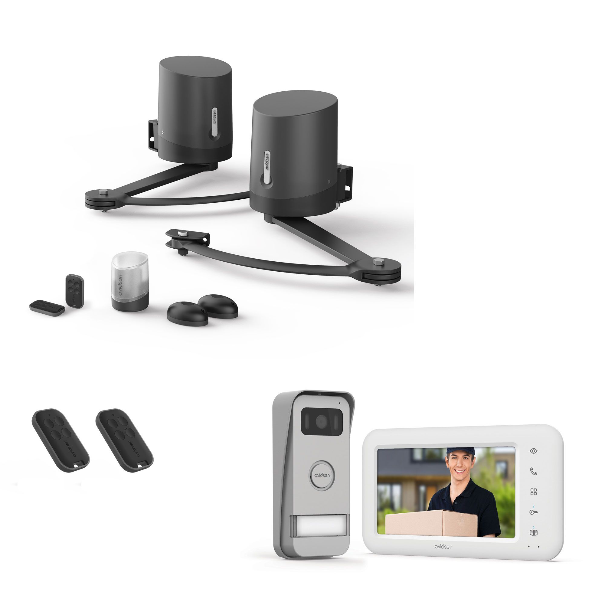 Un kit 100% connecté pour gérer votre portail et accueillir vos invités grâce au visiophone