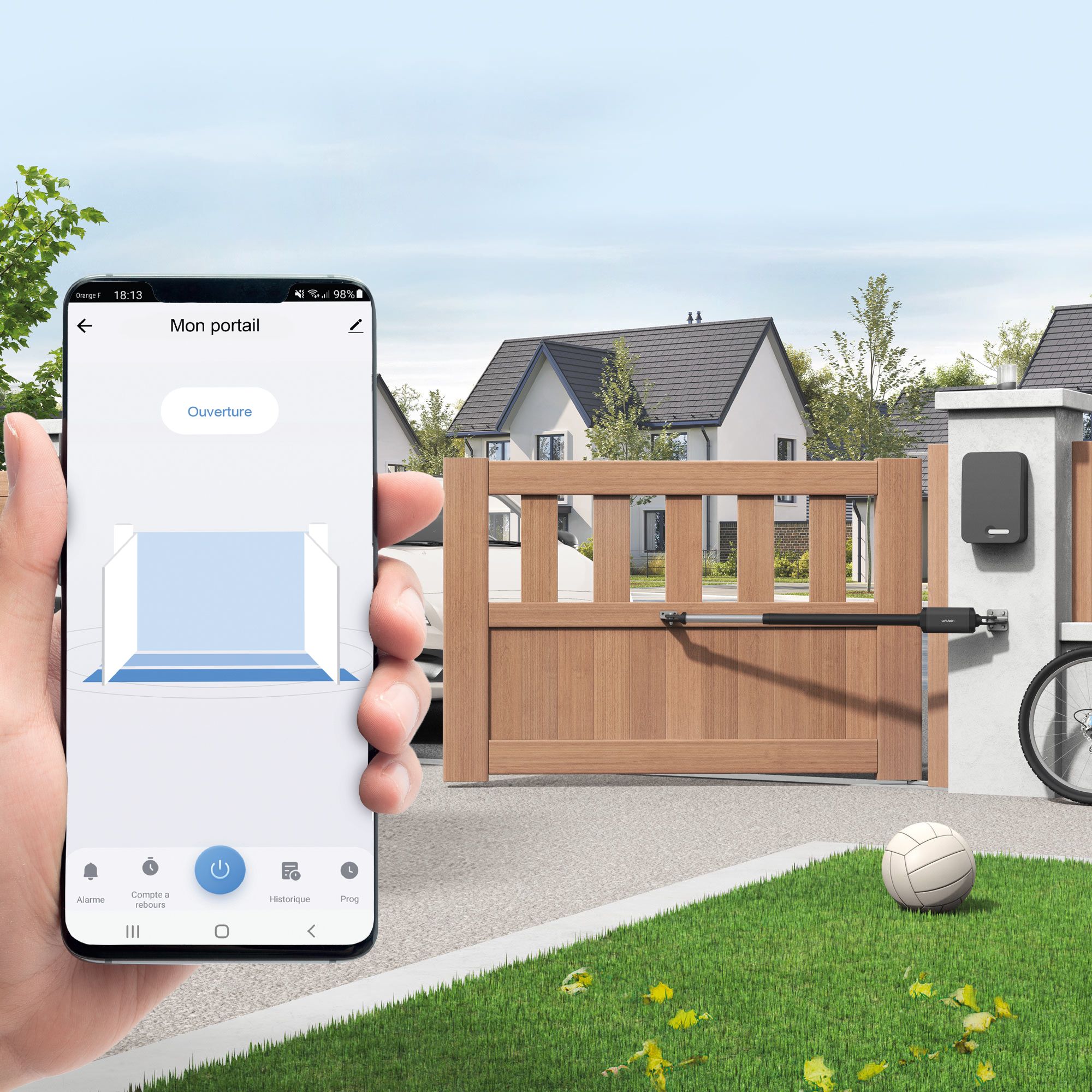 Connectez votre moteur de portail à votre smartphone