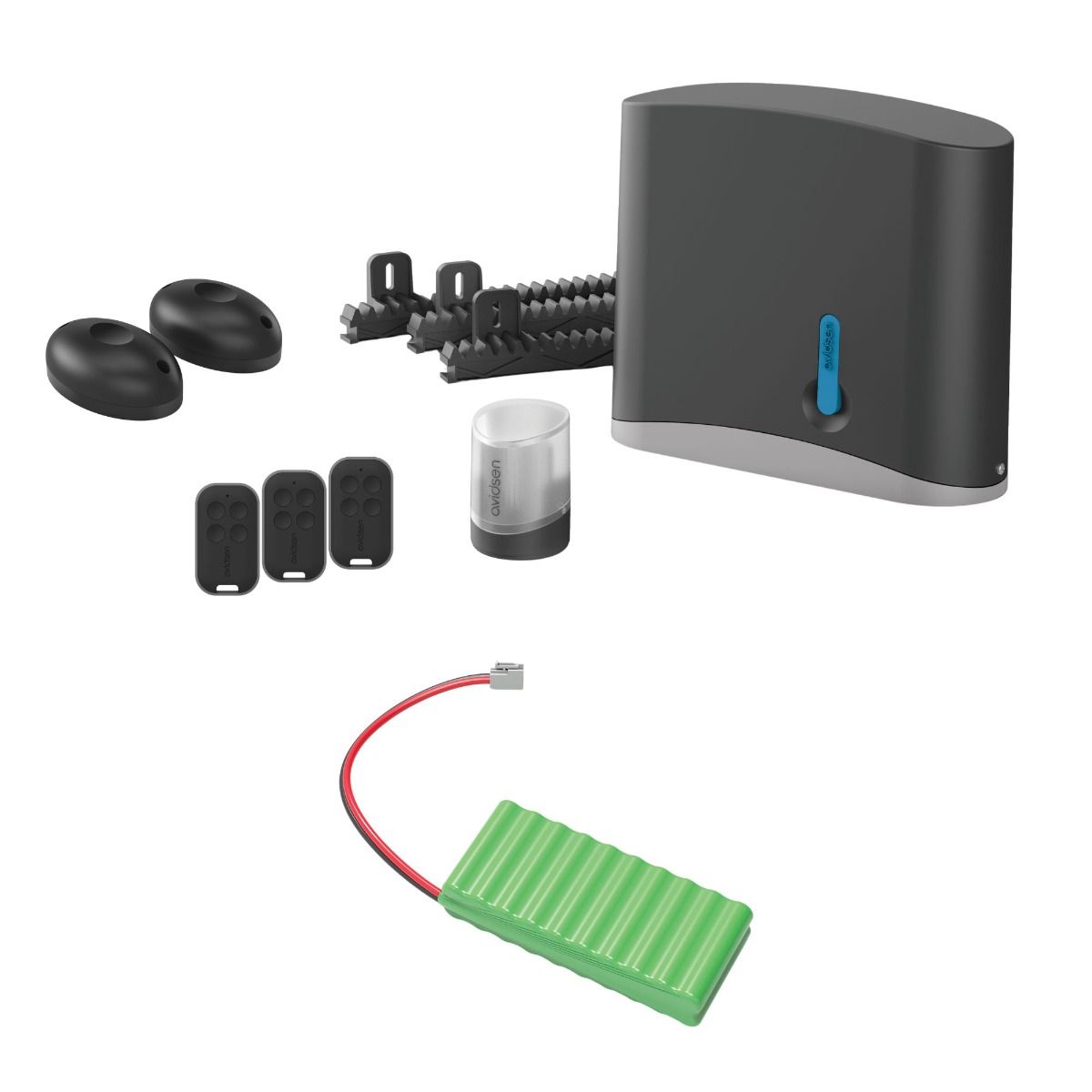 Le portail coulissant qui ouvre dans tous les cas avec sa batterie de secours