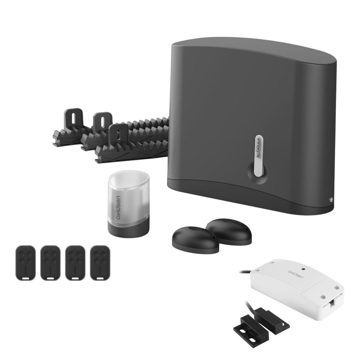 Pack complet connecté pour une motorisation coulissante de 4 m