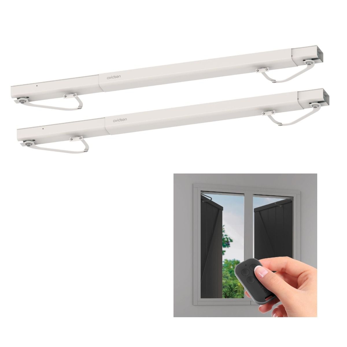 Lot de 2 pour automatiser 2 fenêtres