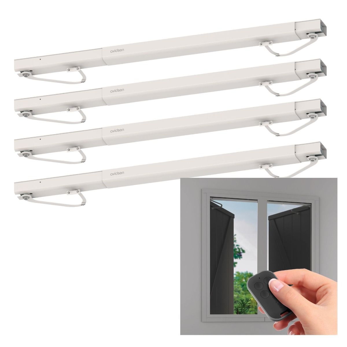 Lot de 4 pour automatiser 4 fenêtres