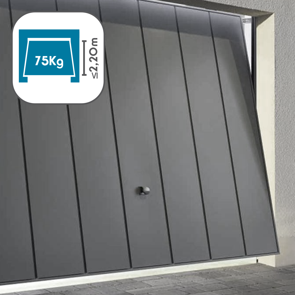 Motorisation pour porte de garage basculante débordante de moins de 2,2m de haut