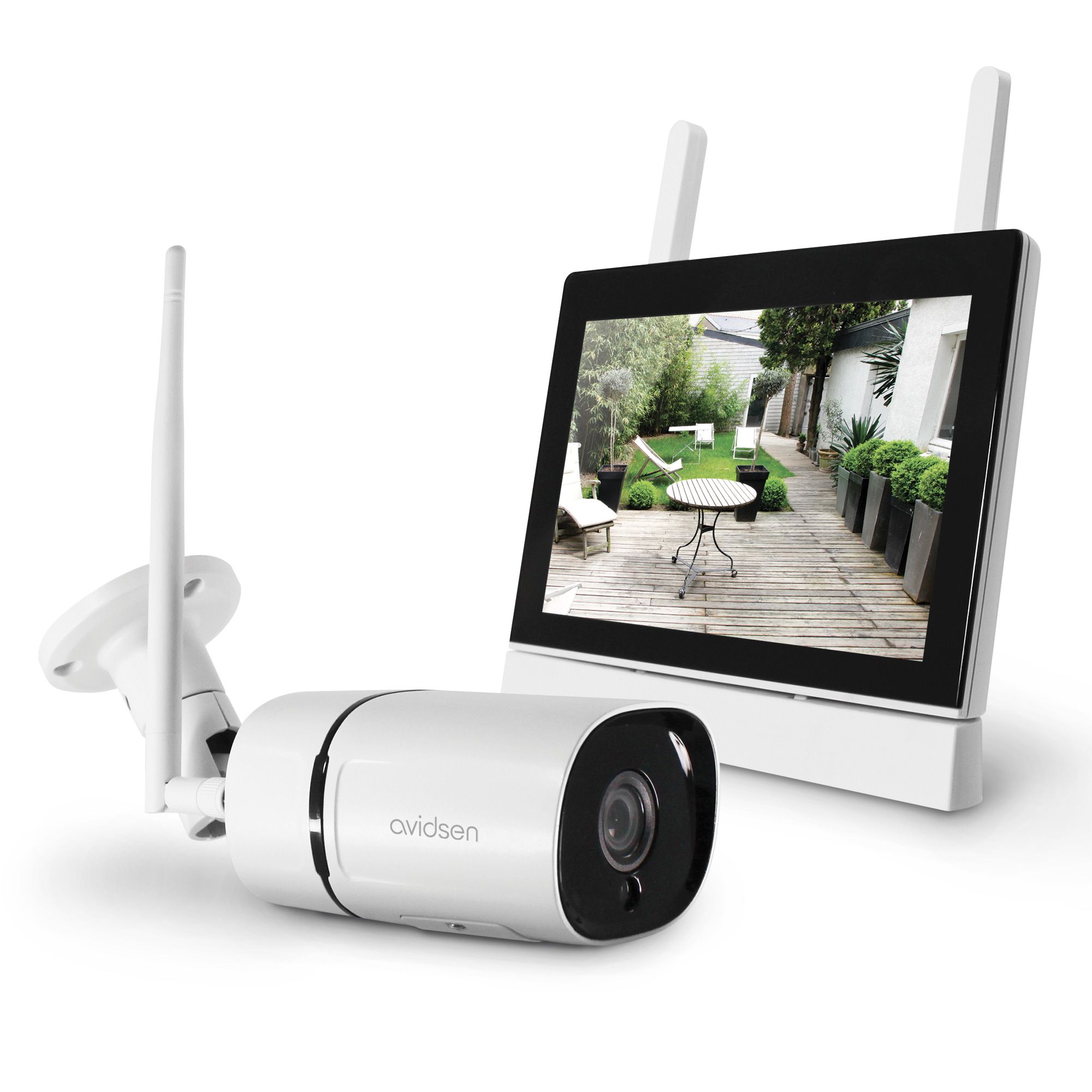 La force d’une caméra IP, le moniteur en plus
