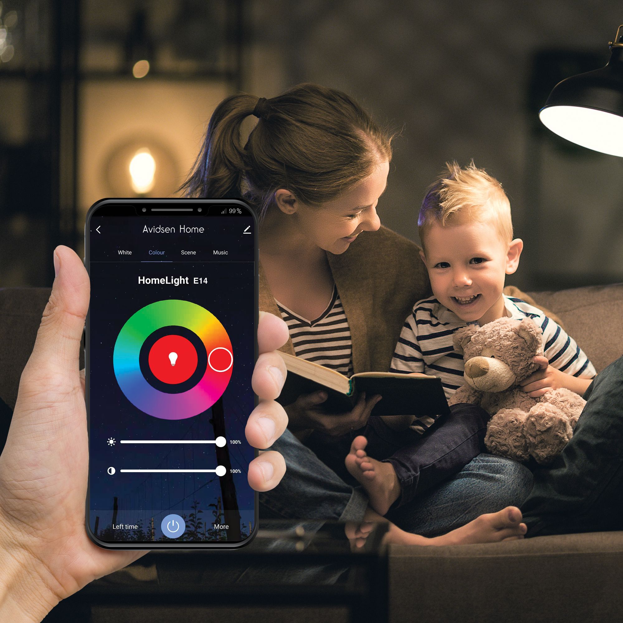 Commandez votre ampoule via commande vocale ou smartphone