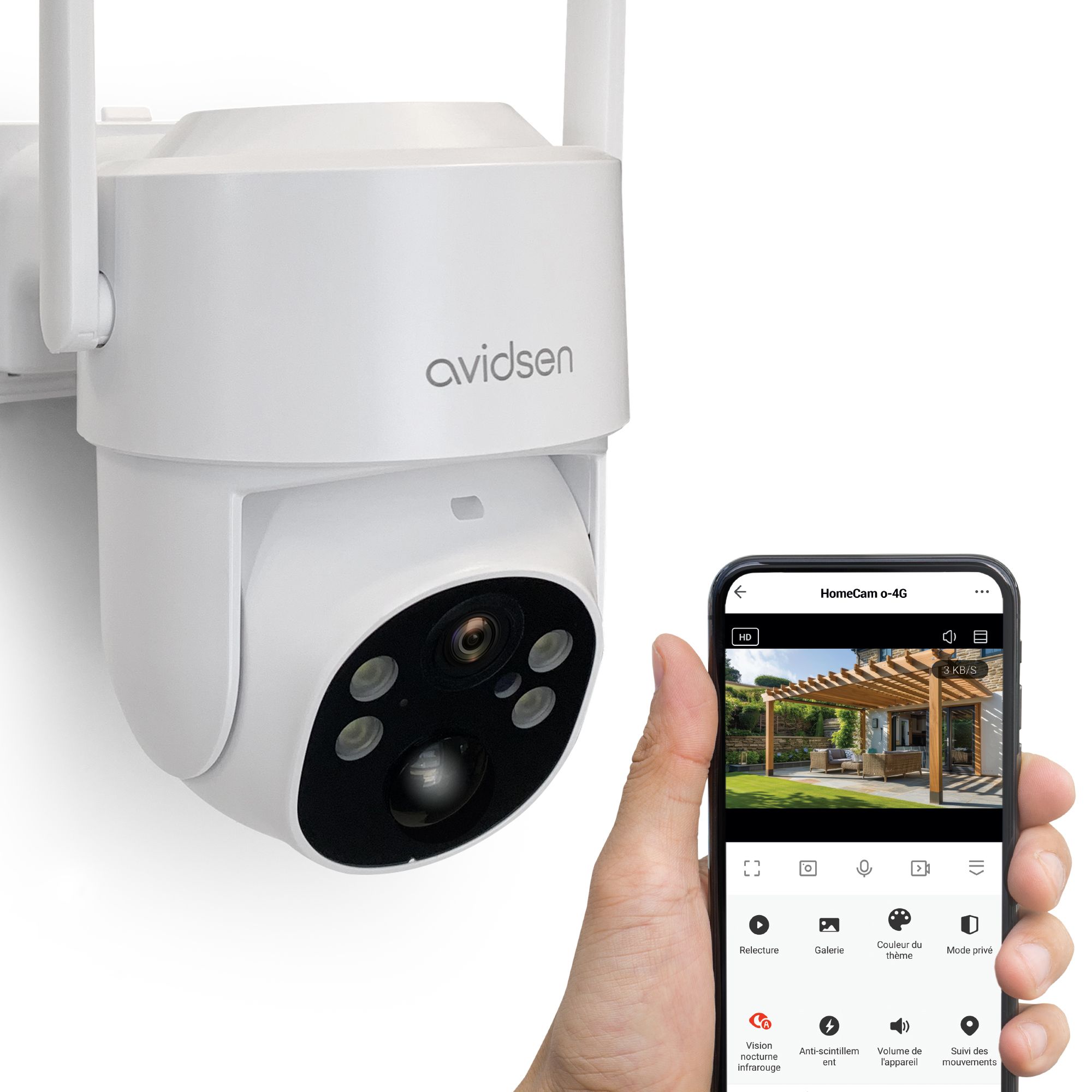 Un contrôle total depuis Avidsen Home