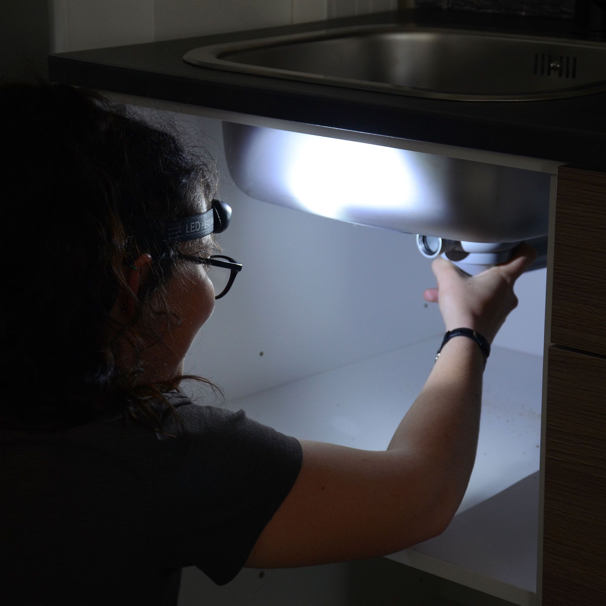 Deux modes pour allumer et éteindre la lampe frontale