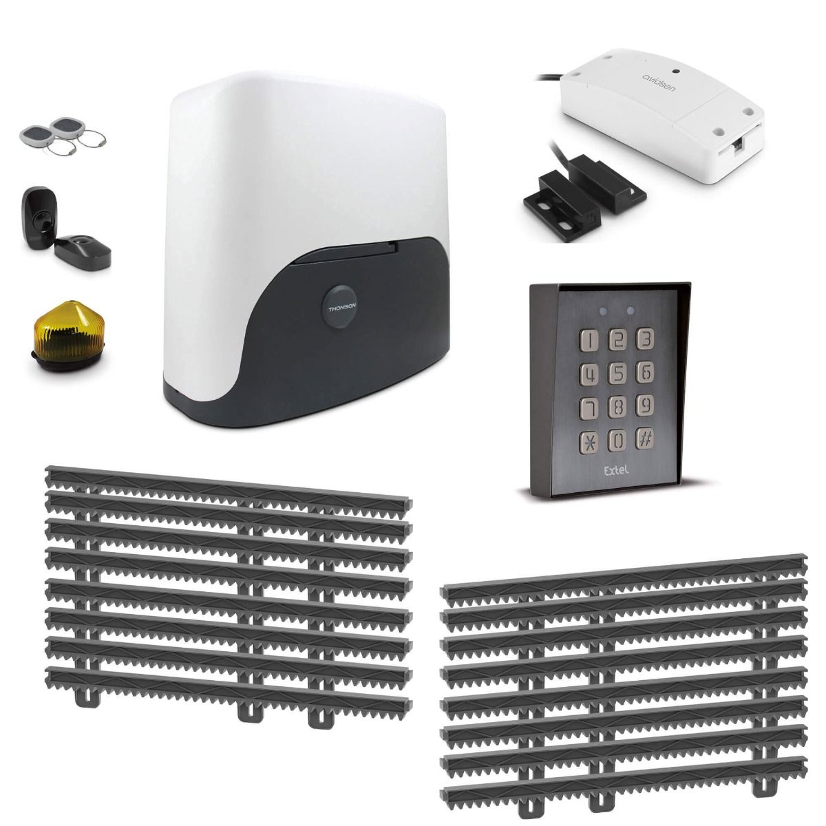 Un kit complet pour votre portail de 8m