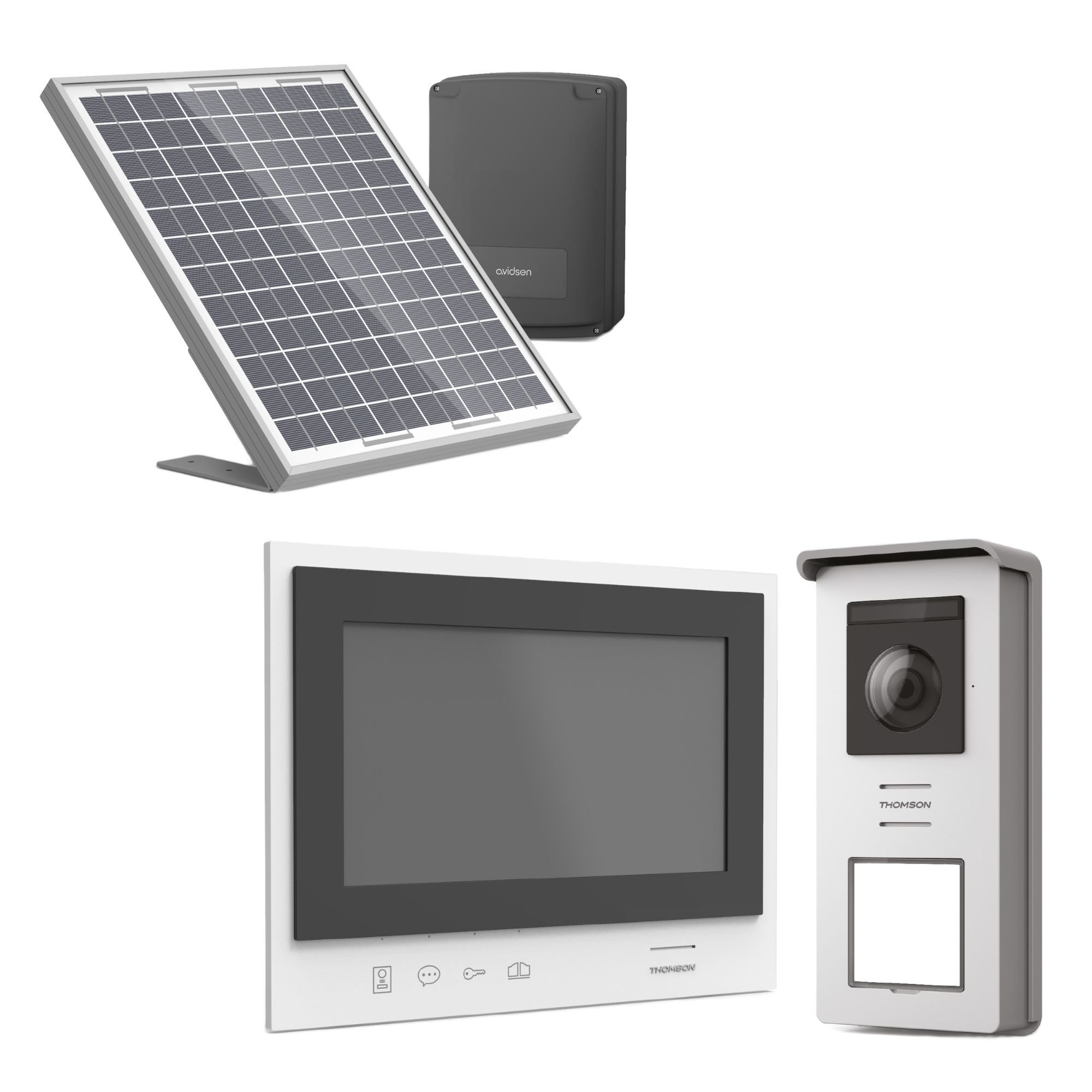 Un kit visiophone solaire complet