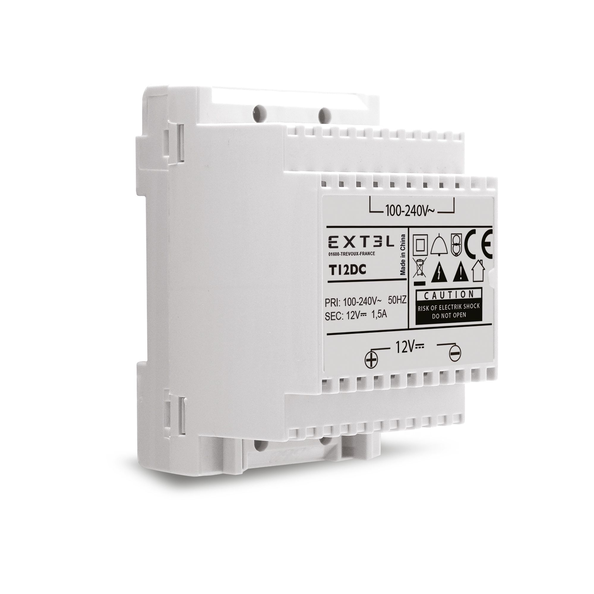 Présentation du module d'alimentation T12DC d'Extel