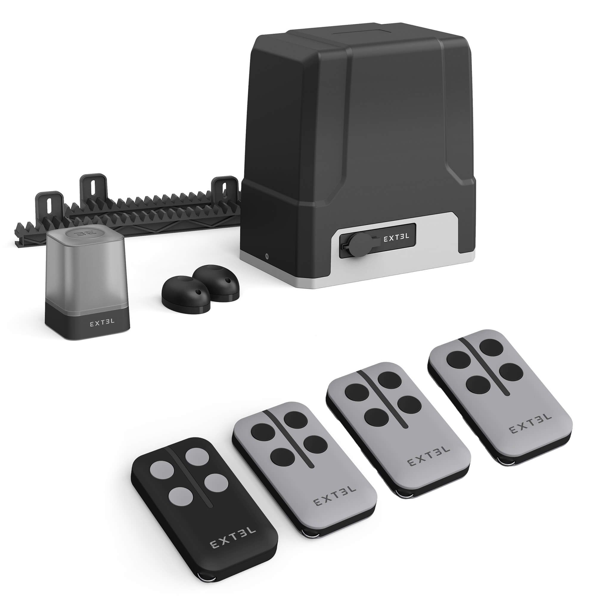 Un kit motorisation pour portail coulissant connectée + 2 télécommandes offertes