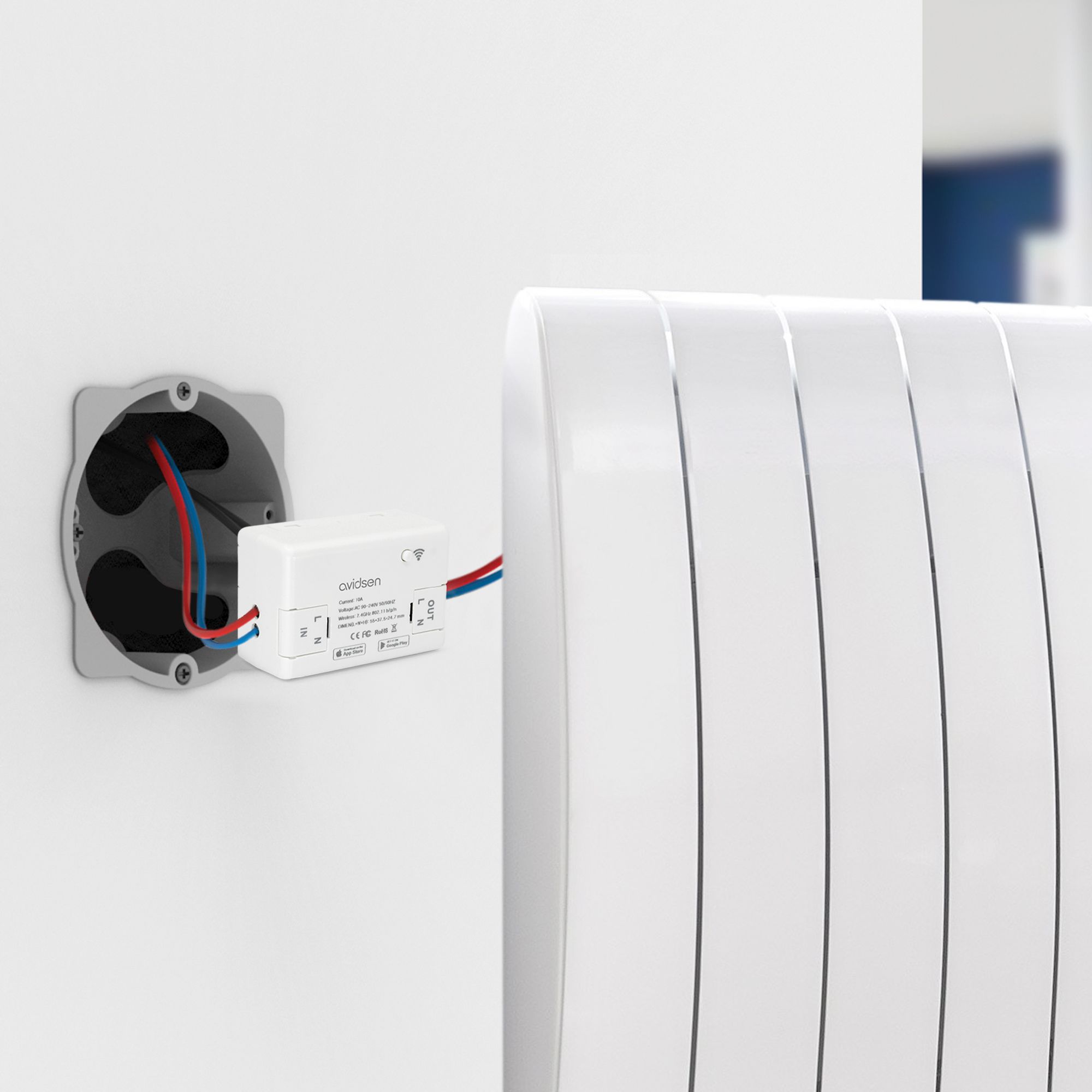 Programmateur Analogique Hager – 1 Zone 24h Pour Chauffage électrique Avec Fil Pilote – 230V