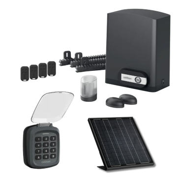 Motorisation solaire Avidsen Orea 550 avec digicode pour portail coulissant
