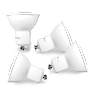 Pack 4 ampoules connectées Avidsen Home culot GU10 - 5 W / 470 lumen