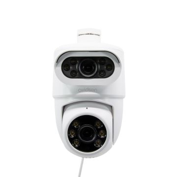 Caméra wifi extérieure motorisée 2K avec double objectif HomeCam Dual PTZ - Avidsen - 127156
