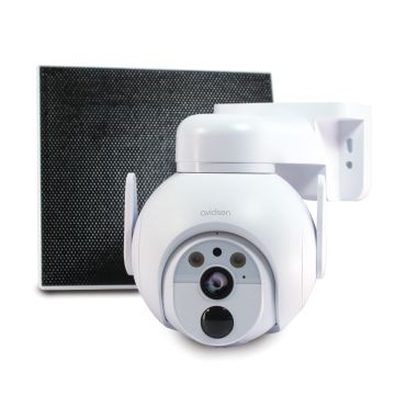Caméra wifi extérieure motorisée 2,5K solaire sur batterie HomeCam Battery 2,5 K PTZ - Avidsen - 127157