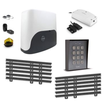 Motorisation connectée pour portail coulissant 6m Thomson + digicode