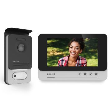 Visiophone WelcomeEye Comfort 2 fils double commande évolutif - Philips - 531019