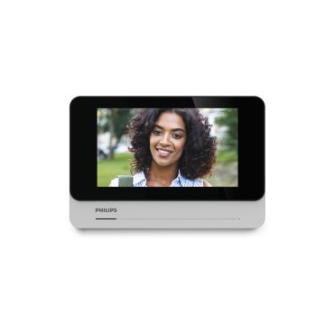 Moniteur sans fils de remplacement du kit visiophone Philips WelcomeEye Wireless réf 531039.