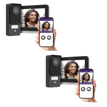 Lot de 2 visiophones filaire connecté Philips WE Connect 3 