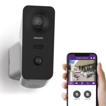 Caméra extérieure motorisée et connectée + autotracking - WelcomeEye View - Philips - Reconditionné