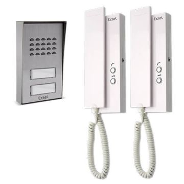 Interphone audio collectif pour 2 appartements extensible à 4 Multipro 3 - Extel - 710016