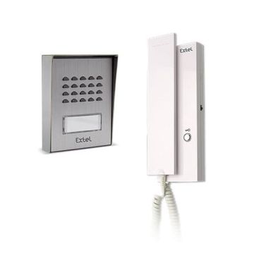 Interphone 2 fils + 2 commande serrure électrique - WEPA 401 LC3 - Extel - 710019