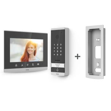 Visiophone filaire EXTEL Code 7 pouces / 18cm avec clavier à code intégré