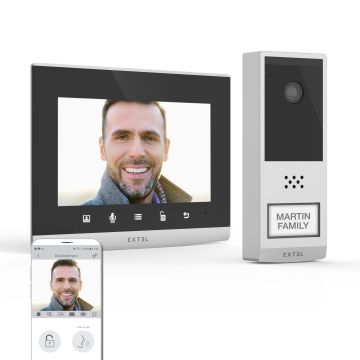 Visiophone connecté - sans fil, longue portée 350 mètres - Wave 2 - Extel - Reconditionné Visiophone connecté - sans fil, longue portée 350 mètres - Wave 2 - Extel - Reconditionné