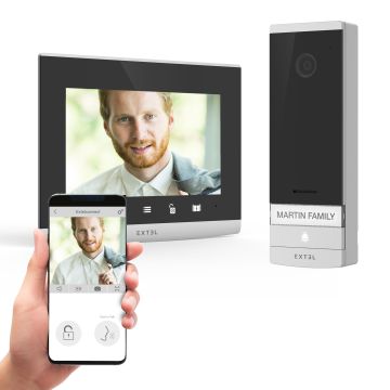 Visiophone filaire et connecté avec QR Code - Connect 2 - Extel - 720324