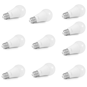Lot de 10 ampoules connectées E27 - 9 W / 820 lumen - Avidsen Home