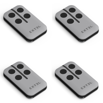 Lot de 4 télécommandes Extel Umii pour motorisation