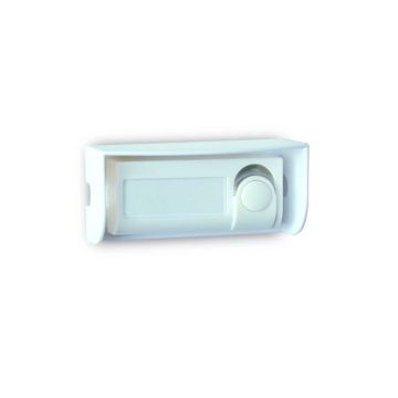 Bouton de sonnette filaire rétro-éclairé blanc EVOLOGY - Avidsen - 100302