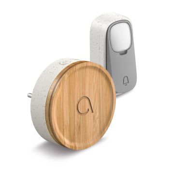 Carillon écoconçu sans fil sans pile Bamboo - Avidsen - 102498