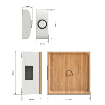 Carillon filaire éco-conçu Bamboo - Avidsen - 102506