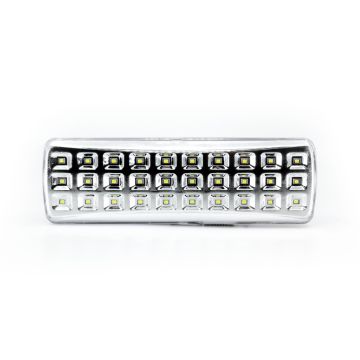 Lampe de poche avec batterie au lithium 30 LED deux modes d'éclairage - Avidsen - 103661